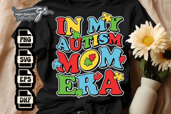 Autism Mom Era SVG: Graphics for Crafts