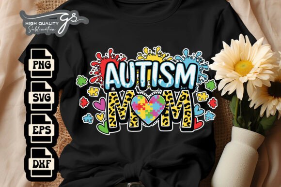 Autism Mom SVG: Graphics for Crafts & Branding