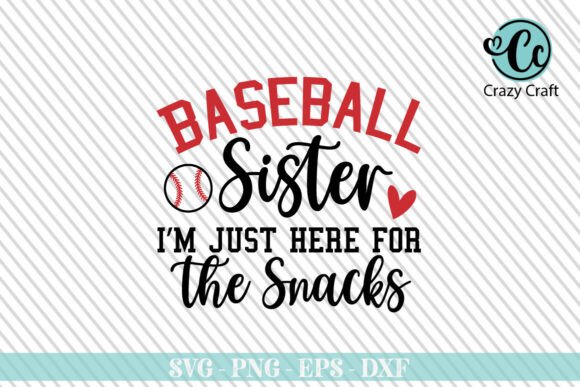 Baseball Sister Graphics for Crafts & Blogs