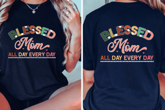 Blessed Mom Graphics for Crafts and Web Design