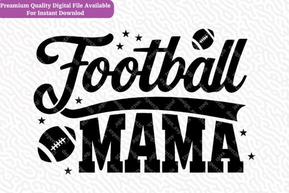 Football Mama SVG: Graphics for Crafts