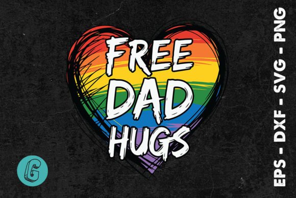Free Mom Hugs LGBT Pride SVG: Graphics for Crafts