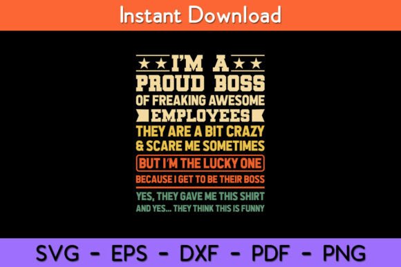 Funny Boss Art: Graphics for Crafts & Gifts