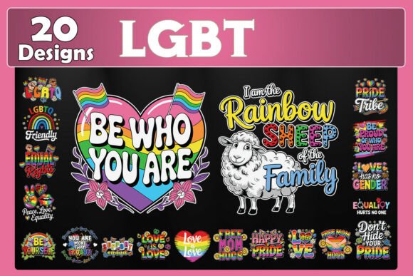 LGBT SVG Bundle: Essential Graphics for Crafts