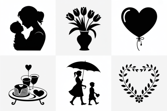 Mom & Baby SVG: Essential Graphics for Crafts
