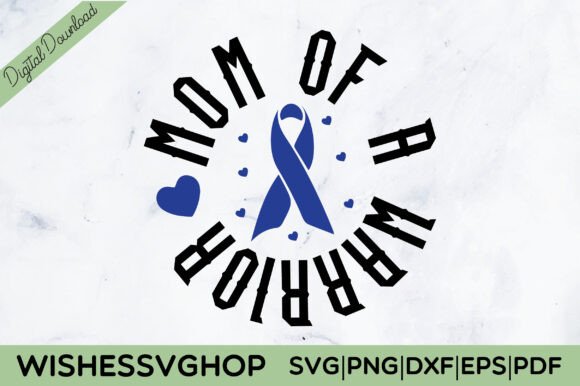 Mom of a Warrior SVG: Graphics for Crafts