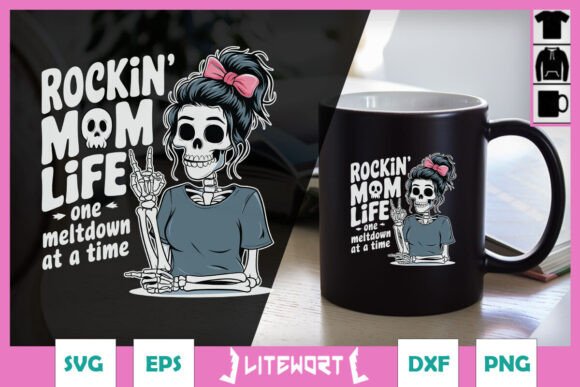 Rocking Mom Life SVG: Crafts & Graphics Review